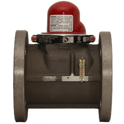 Flanged valve horizontal